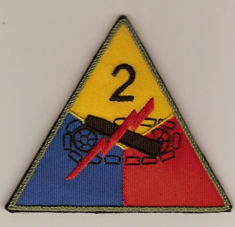2nd Armored Division Patch Handmade - Saunders Military Insignia