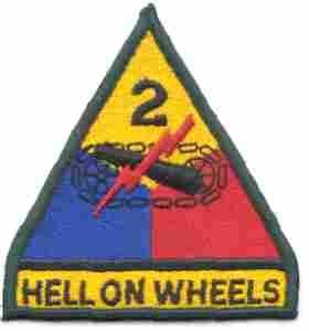 2nd Armored Division Patch with Tab - Saunders Military Insignia