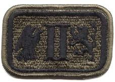 2nd Army Corps Subdued patch - Saunders Military Insignia