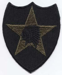 2nd Infantry Division, Subdued Cloth Patch - Saunders Military Insignia