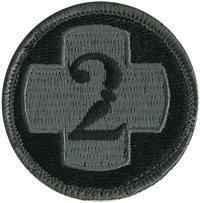 2nd Medical Brigade Army ACU Patch with Velcro - Saunders Military Insignia