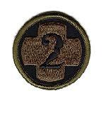 2nd Medical Command Subdued patch - Saunders Military Insignia