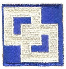 2nd Service Command cloth patch in felt - Saunders Military Insignia