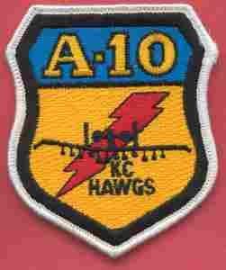 303rd Fighter Squadron (A10) USAF Fighter Patch