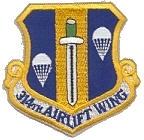 314th Airlift Wing Patch