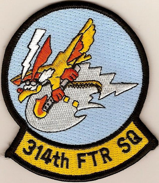 314th Fighter Squadron Patch