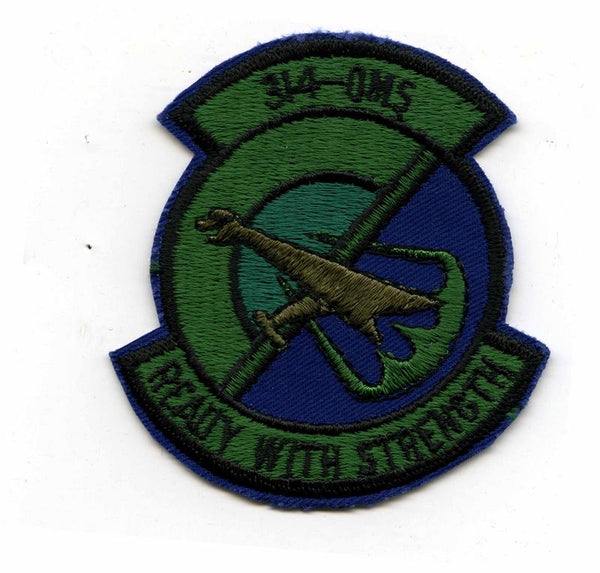 314th Organizational Maintenance Squadron Subdued Patch