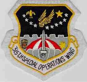 315th Special Operations Wing Patch