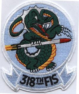 318th Fighter Interceptor Squadron Patch