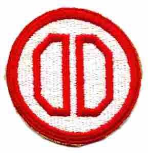 31st Infantry Division cloth patch, Authentic WWII Reproduction