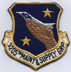3205th Maintenance and Supply Group Patch - Saunders Military Insignia