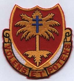 320th Airborne Field Artillery, Custom made Cloth Patch - Saunders Military Insignia