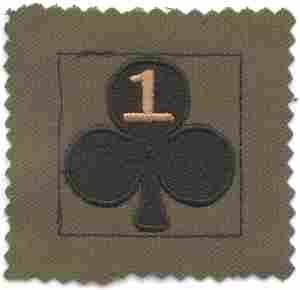 327th Infantry 1st Battalion 101st Airborne Subdued cloth Helmet Cover - Saunders Military Insignia