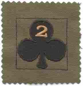 327th Infantry 2nd Battalion 101st Airborne, Subdued cloth Helmet Cover - Saunders Military Insignia
