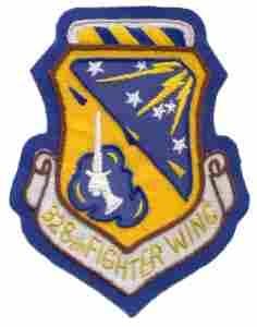328th Fighter Wing Custom Hand Crafted patch