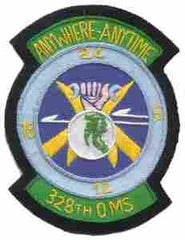 328th Organizational Maintenance Squadron Patch - Saunders Military Insignia