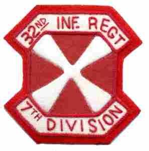 32nd Infantry Regiment was 7th Infantry Division Patch