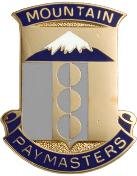 33rd Finance Battalion Unit Crest - Saunders Military Insignia