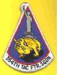 354th Tactical Fighter Squadron Patch - Saunders Military Insignia