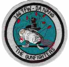 366th Tactical Fighter Wing Da Nang USAF Fighter Patch - Saunders Military Insignia