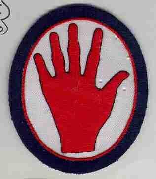 372nd Infantry - pre WWII cloth patch Patch, Handmade