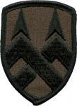 377th Sustainment Brigade Subdued Cloth Patch - Saunders Military Insignia