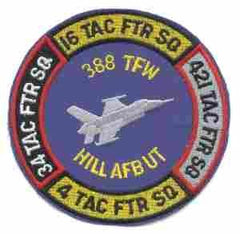 388th Tactical Fighter Wing Patch - Saunders Military Insignia