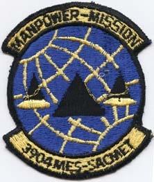 3904th Management Engineering Squadron Subdued Patch