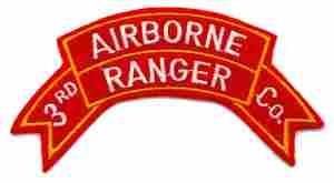 3rd Airborne Ranger Company Hand Made - Saunders Military Insignia