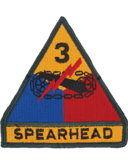 3rd Armored Division full color patch - Saunders Military Insignia