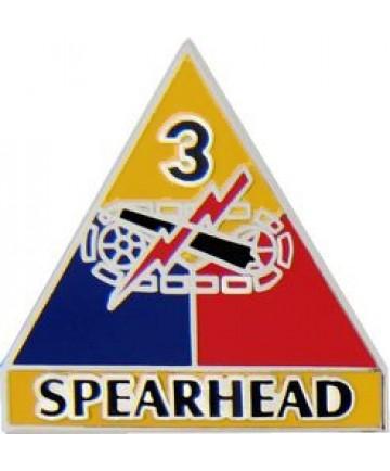 3rd Armored Division hat pin