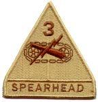 3rd Armored Division Patch, Desert Subdued