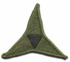 3rd Army Corps Subdued patch - Saunders Military Insignia