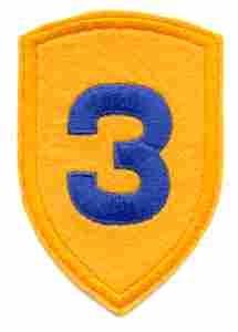3rd Cavalry Division Patch, felt