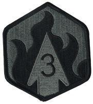 3rd Chemical Brigade Army ACU Patch with Velcro - Saunders Military Insignia