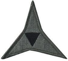3rd Corps, Army ACU Patch with Velcro