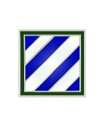 3rd Infantry Division metal hat pin