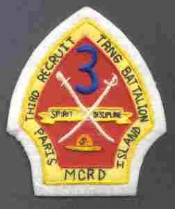 3rd Recruit Training Battalion cloth patch - Saunders Military Insignia