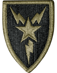 3rd Signal Brigade Scorpion Patch With Velcro Backing - Saunders Military Insignia