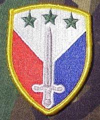 402nd Support Brigade Full Color Merrowed Edge - Saunders Military Insignia