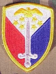406th Support Brigade Full Color Merrowed Edge - Saunders Military Insignia