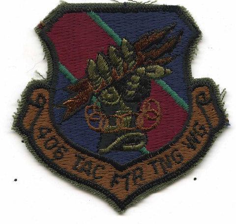 406th Tactical Fighter Training Wing Subdued Patch - Saunders Military Insignia