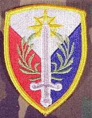 408th Support Brigade, Full Color Merrowed Edge - Saunders Military Insignia