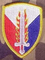 409th Support Brigade Full Color Merrowed Edge - Saunders Military Insignia