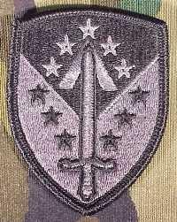 410th Support Brigade Army ACU Patch with Velcro