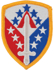 410th Support Brigade unit patch - Saunders Military Insignia