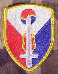 411th Support Brigade Full Color Merrowed - Saunders Military Insignia
