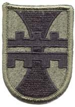 412th Engineer Brigade Subdued Patch - Saunders Military Insignia
