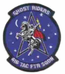 416th Tactical Fighter Squadron Patch - Saunders Military Insignia