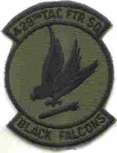 429th Tactical Fighter Squadron USAF Fighter Patch